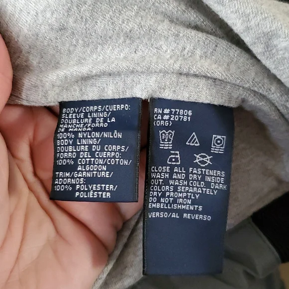 Tommy Hilfiger Gray Nylon Jacket Size XL Vintage - Picture 9 of 10